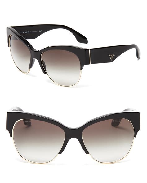 prada cat eye sunglasses 2011|59mm cat eye sunglasses Prada.